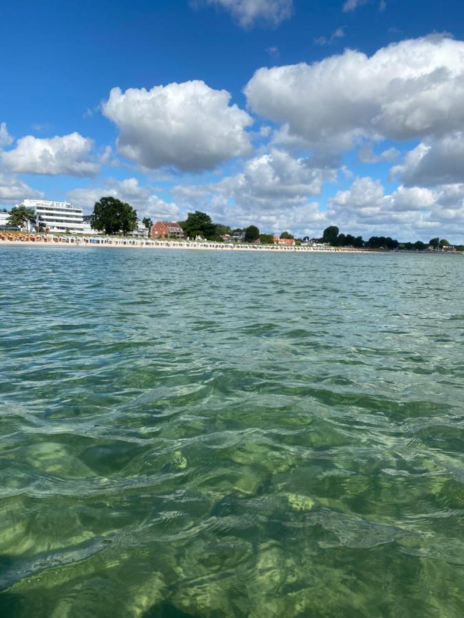 Stylische Ferienwohnung Scharbeutz Top Lage Strand Exteriör bild