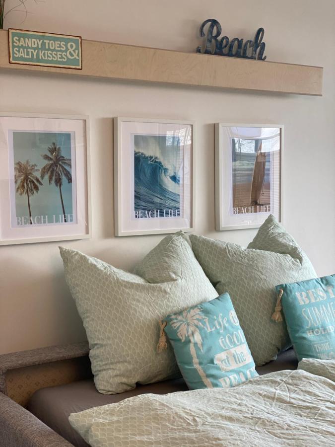 Stylische Ferienwohnung Scharbeutz Top Lage Strand Exteriör bild